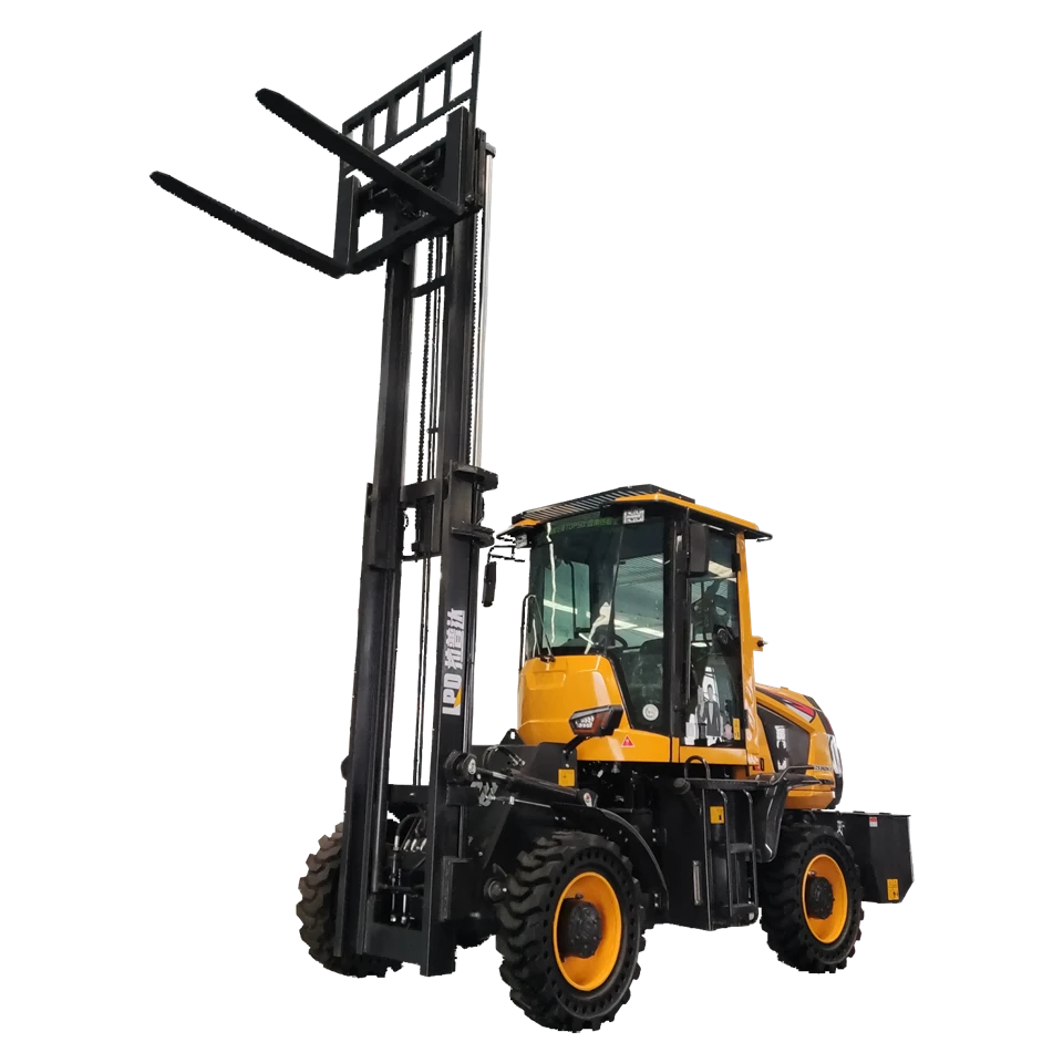 Xe nâng địa hình ba tấn